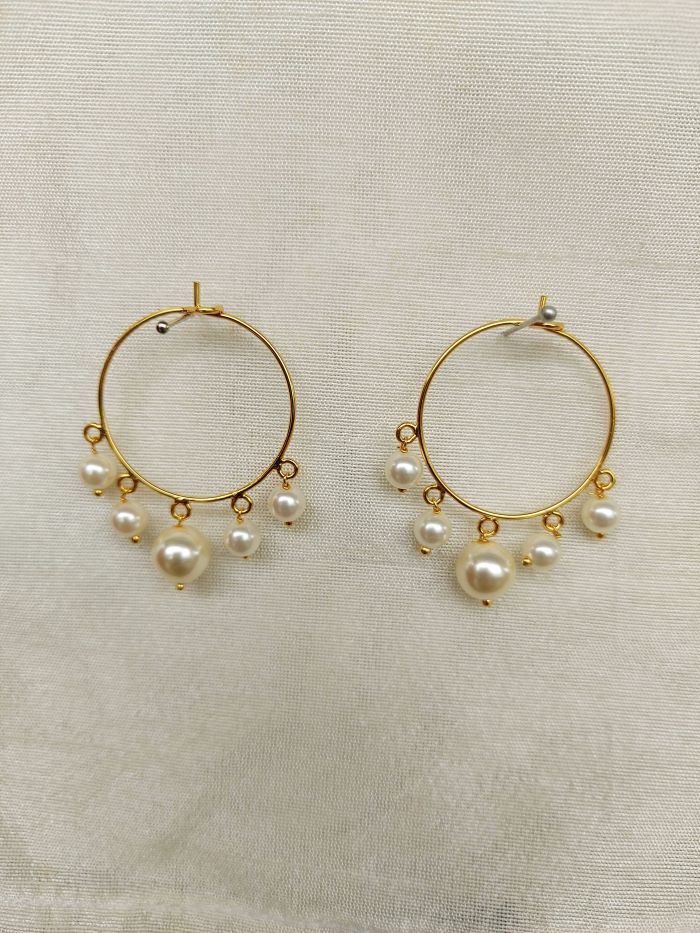 Pearl Hoops