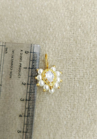 Designer White Stone Tanmani Bugdi