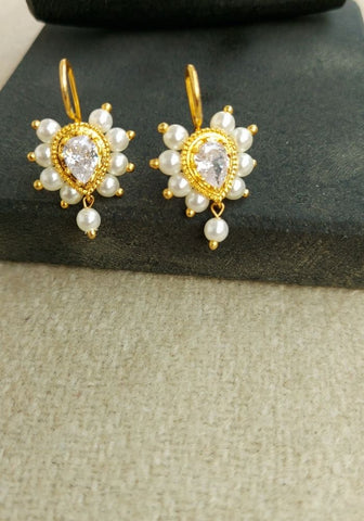 Designer White Stone Tanmani Bugdi