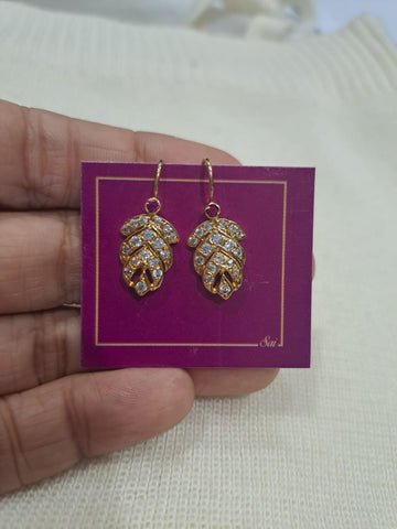 Designer Leaf Bugdi cum Earring