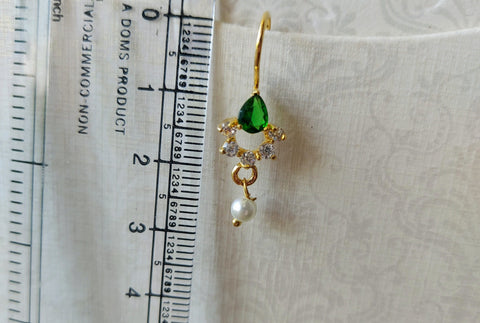 Small Cute Green Stone Bugdi