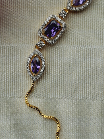 Beautiful Adjustable Violate Designer Bracelet