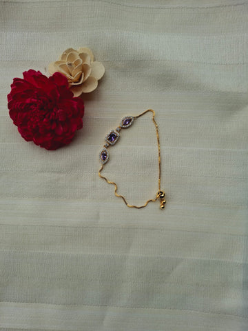 Beautiful Adjustable Violate Designer Bracelet