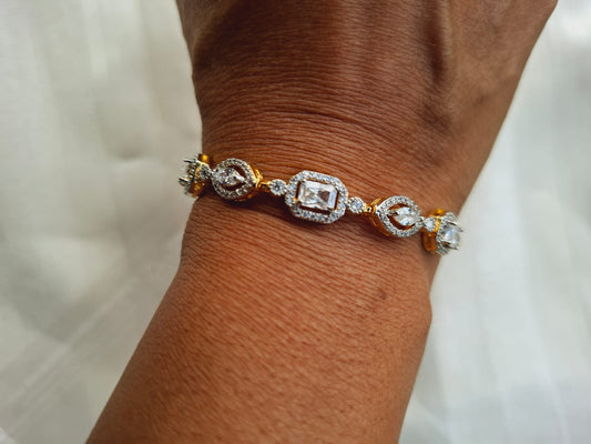 Beautiful Square Badam Adjustable Bracelet