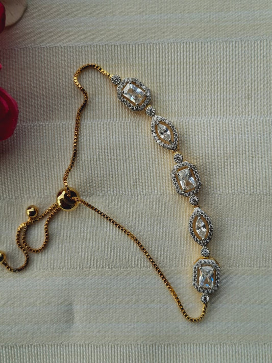 Beautiful Square Badam Adjustable Bracelet
