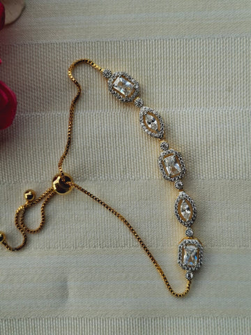 Beautiful Square Badam Adjustable Bracelet