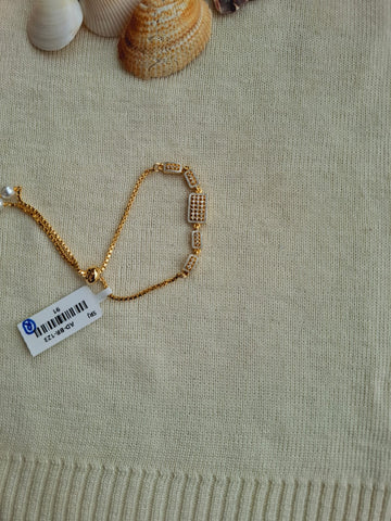 Beautiful Adjustable Golden Designer Bracelet