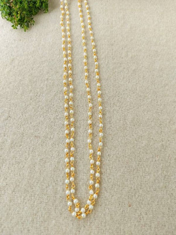 2 Layer Rice Pearl Chain