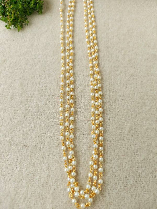 3 Layer Rice Pearl Chain