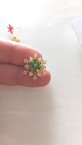 Star Flower Changeable Earrings 5 in 1