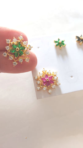 Star Flower Changeable Earrings 5 in 1
