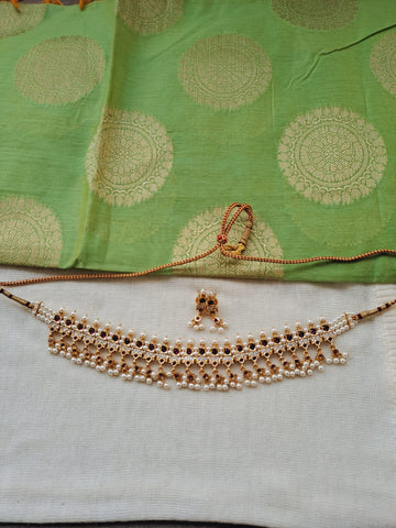 23 Patti Two White Stone Chinchpeti