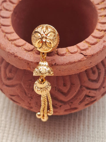 Classic Traditional Two in One Golden Danglers