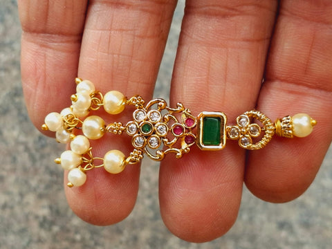 Rani Laxmibai Designer Necklace Multicoloured