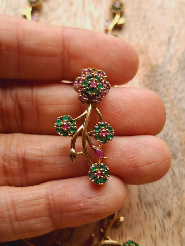 Beautiful Multicolored American Diamond Set