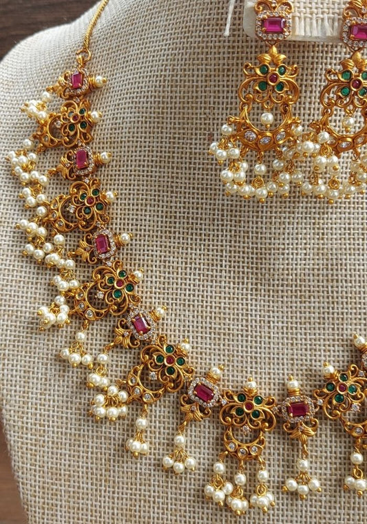 Designer Rani Padmavat Necklace set