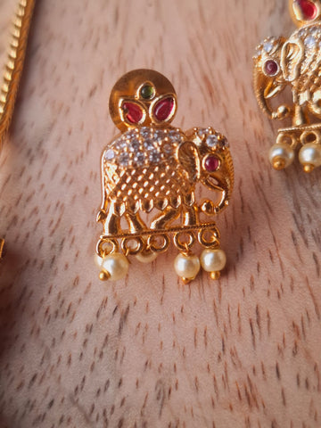 Elegant Gajendra Necklace Set