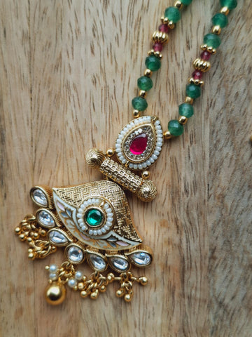 Elegant Rajwadi Necklace set