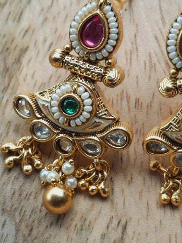 Elegant Rajwadi Necklace set