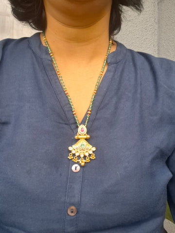 Elegant Rajwadi Necklace set