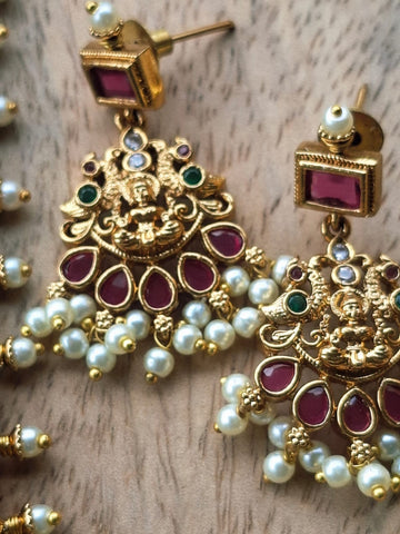 Temple Karwari Royal Necklace Set