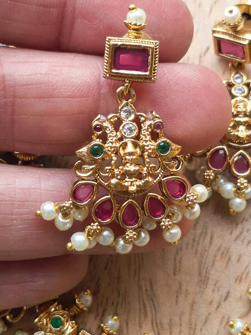 Temple Karwari Royal Necklace Set