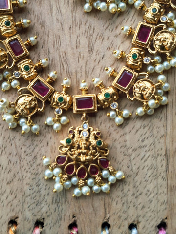 Temple Karwari Royal Necklace Set