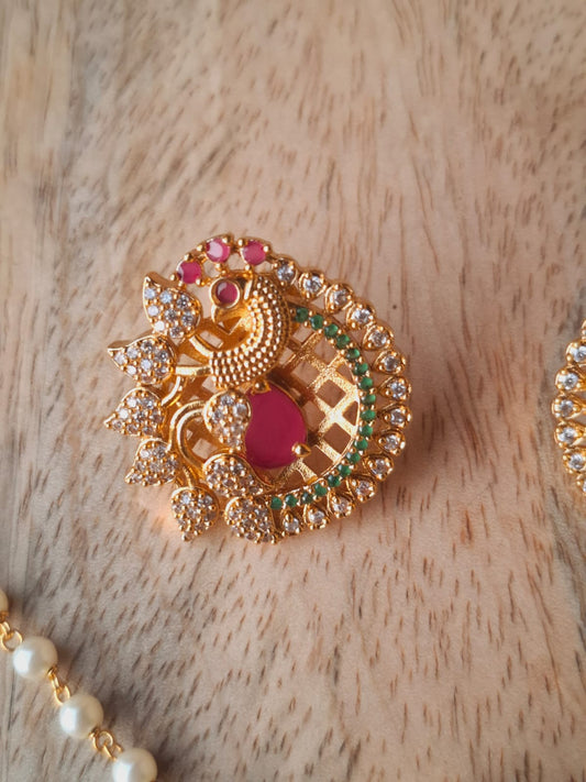 Cute Peacock Elegant Necklace Set