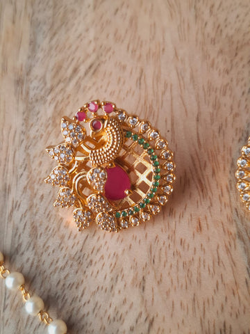 Cute Peacock Elegant Necklace Set