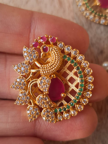 Cute Peacock Elegant Necklace Set