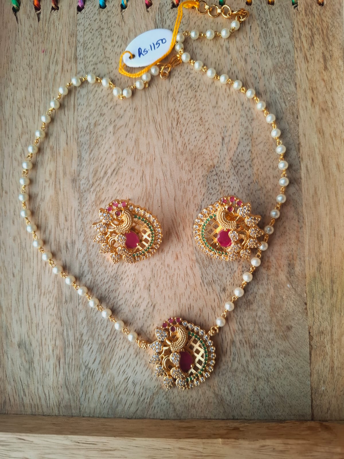 Cute Peacock Elegant Necklace Set