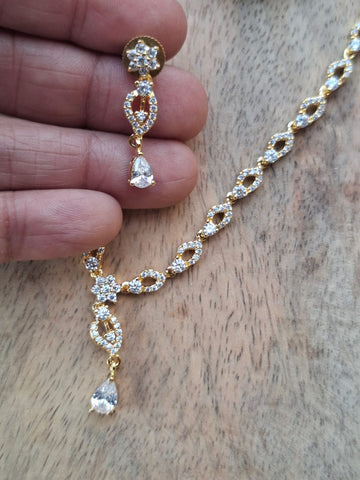 American Diamond Set (Medhavi)