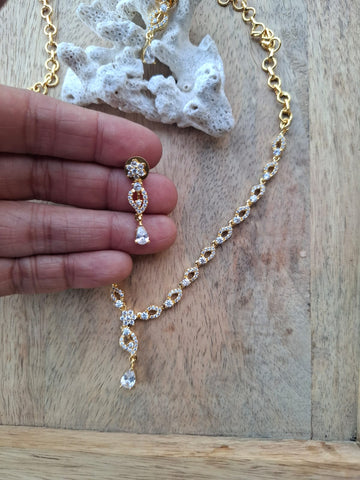 American Diamond Set (Medhavi)