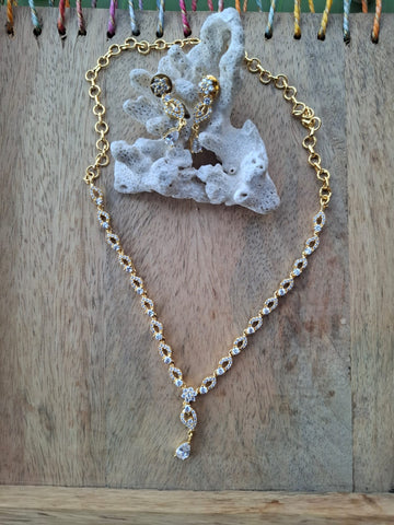 American Diamond Set (Medhavi)