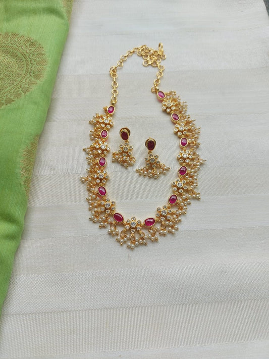 Flower Designer Necklace (Seeya)