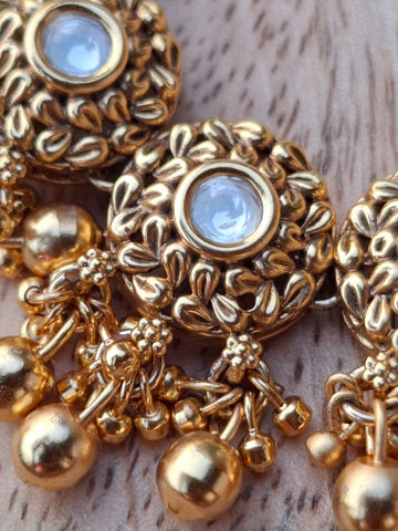 Exquisite Royal Golden Kundan Necklace