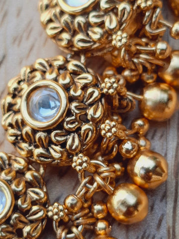 Exquisite Royal Golden Kundan Necklace