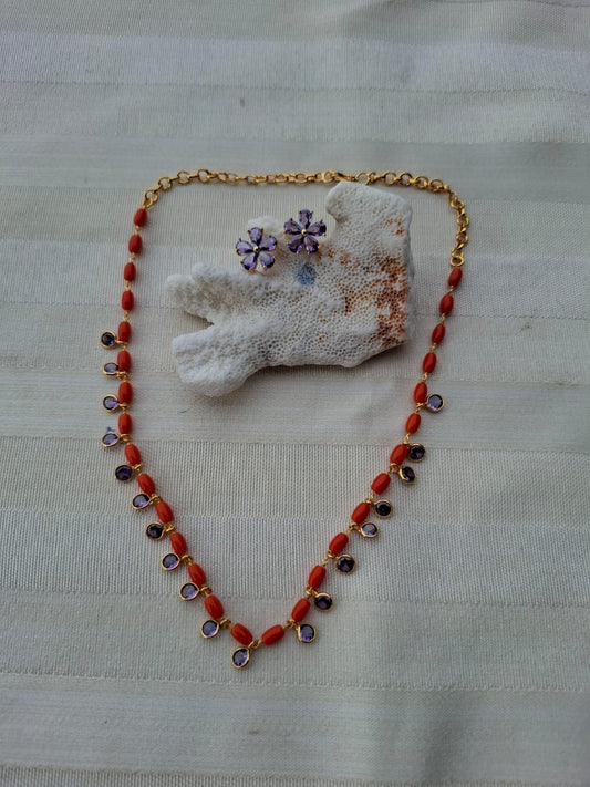 Beautiful Violate Coral Designer Set
