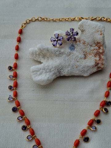 Beautiful Violate Coral Designer Set