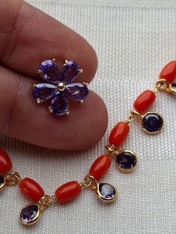 Beautiful Violate Coral Designer Set