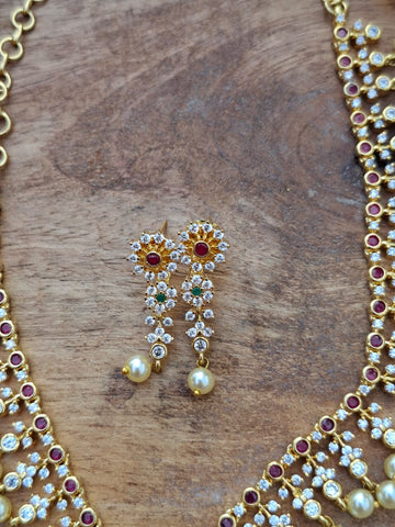 Classic American Diamond Designer Necklace