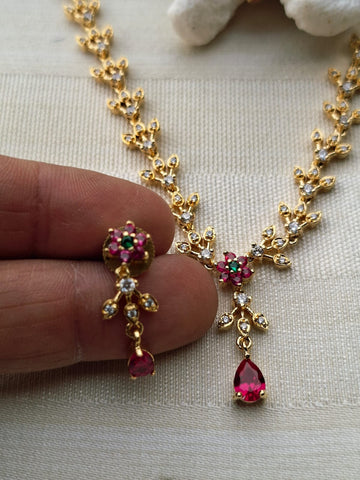 American Diamond Set (Medhavi)