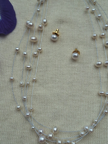 White Pearl Minimal 5 Lyre Set