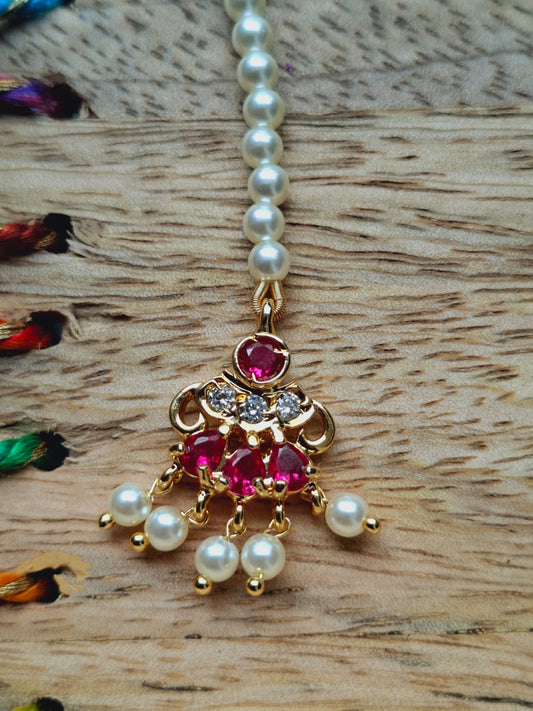 Rama Pearl Maang Tika