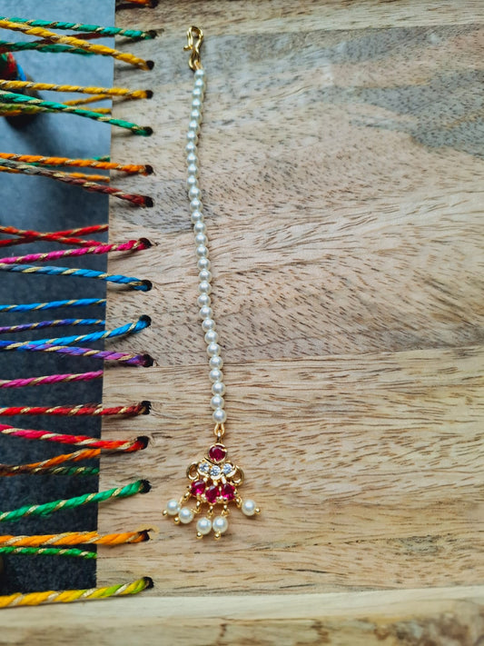 Rama Pearl Maang Tika