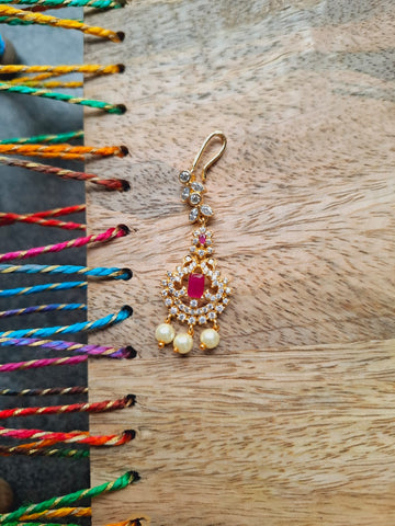 Designer Stone Maang Tika