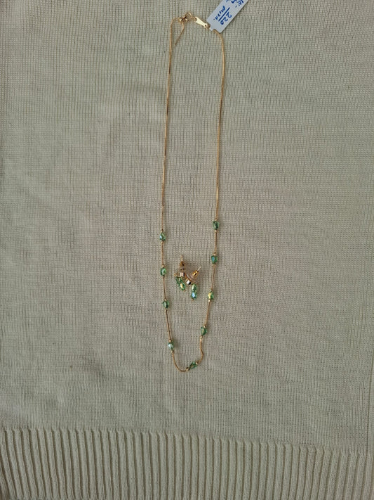 High Quality Green Stone Minimal Set