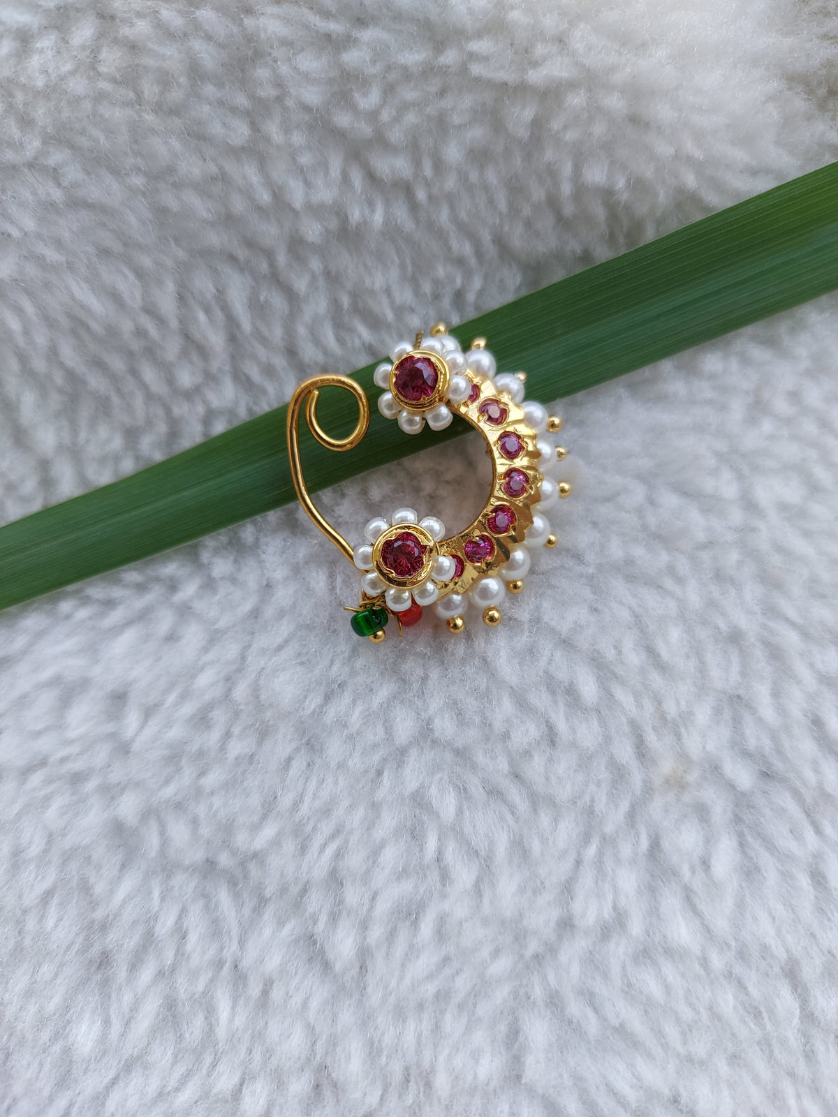 Two Flower Pearl Nath