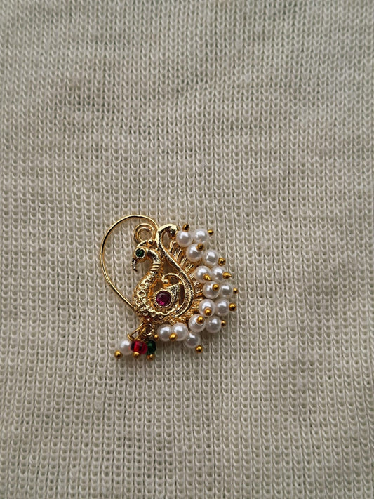 Pearl Royal Peacock Nath