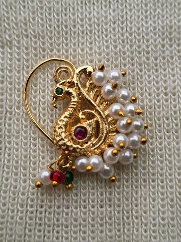 Pearl Royal Peacock Nath
